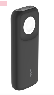 A black rectangular device with a white circle

Description automatically generated