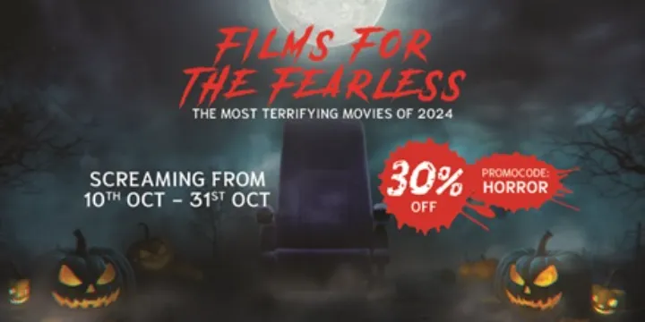أفلام رعب بخصم 30% لشهر أكتوبر